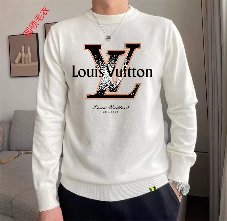 louis vuitton lv pull manches longues pour homme s_1272216